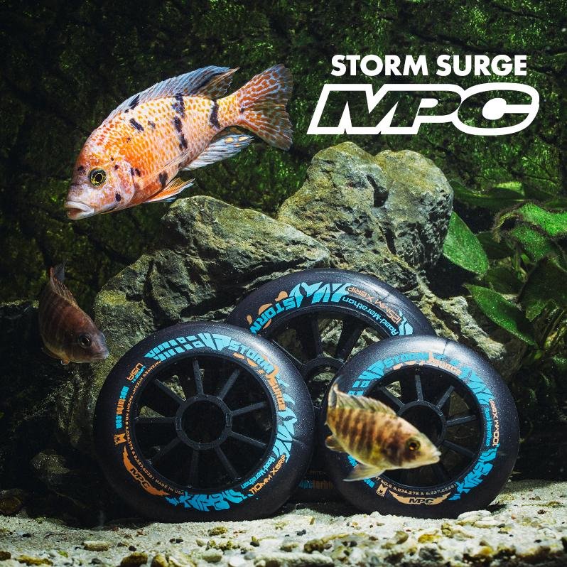 MPC - Storm Surge wheels for speed skating in wet conditions
