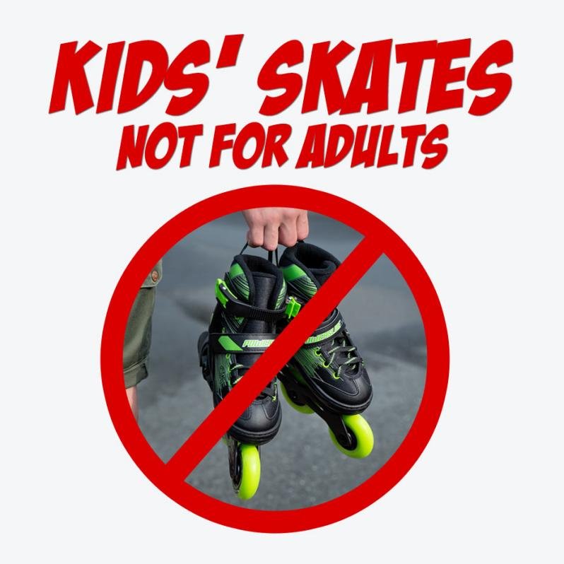 Kids' skates - not for adults