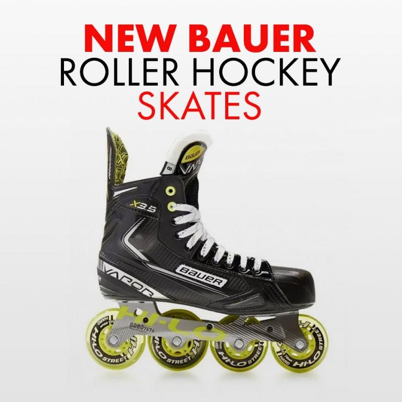 New Bauer roller hockey skates in Bladeville shop