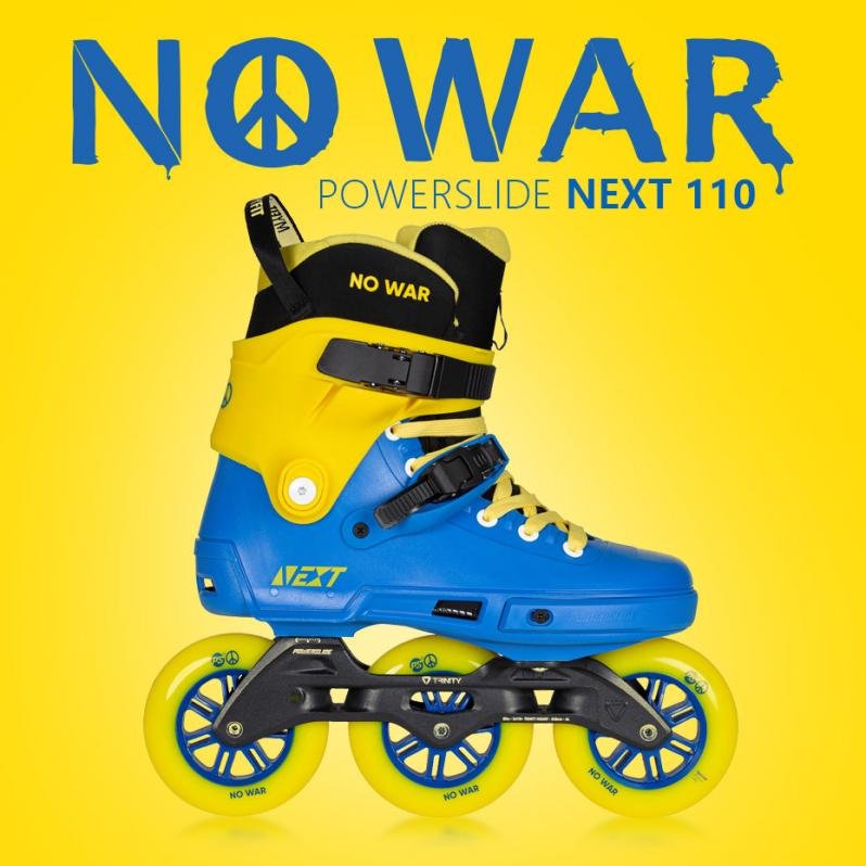Powerslide Next 110 NO WAR - get excellent skates and help people of Ukraine!