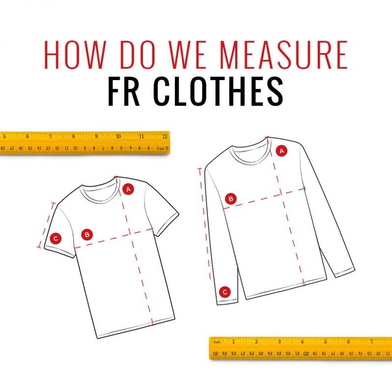 How to measure FR Skates brand clothes