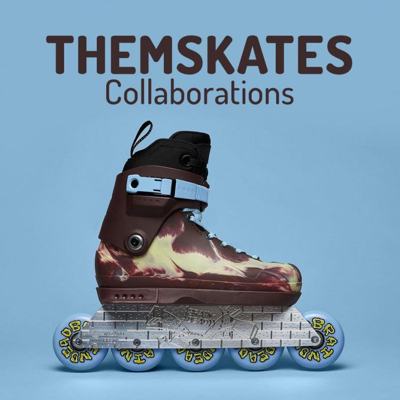 The beauty of collaboration: inline skating brand Themskates teams up with the best companies in the industry