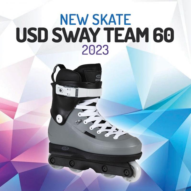 New USD Sway Aggressive Inline Skates model: Team 60 2023