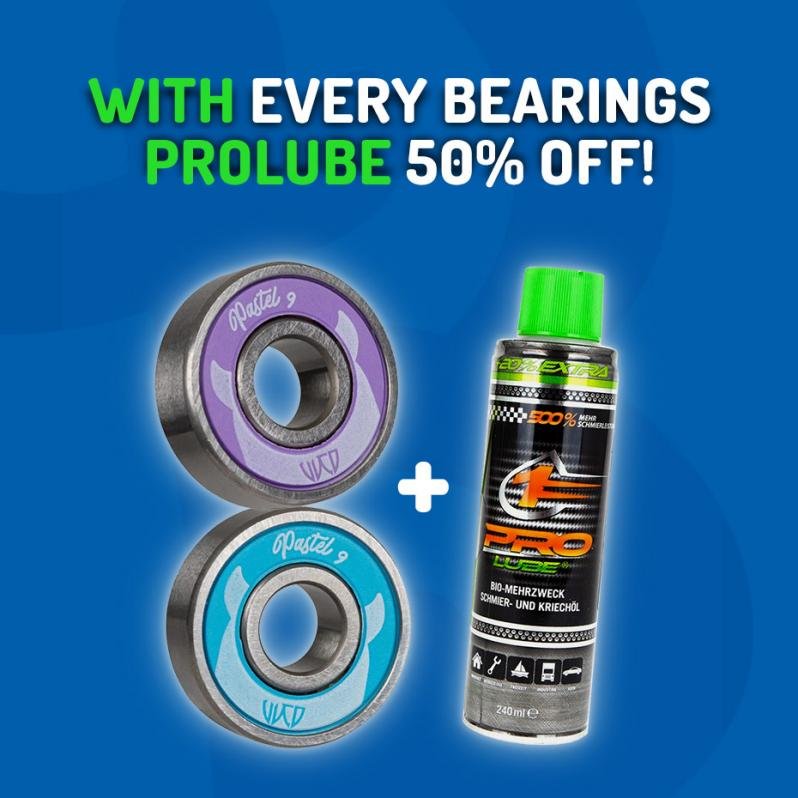 SPECIAL DEAL! Prolube oil 50% off with every set of bearings