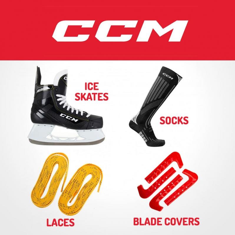 Winter offer from CCM - Ice Skates, Blade Covers, Socks and Laces