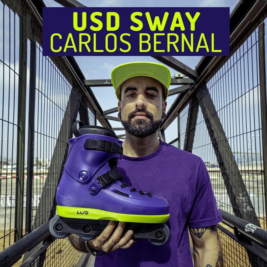 USD Sway Carlos Bernal aggressive inline skates