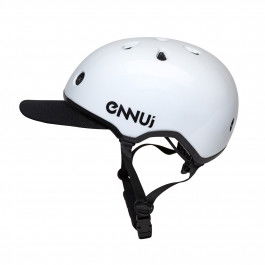 Amazon.com : Ennui Elite Skate Helmet White Red Shiny One