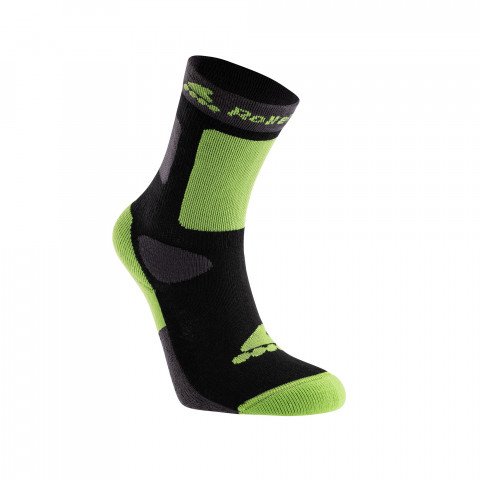 Socks - Rollerblade Kids Socks - Black/Green Socks - Photo 1