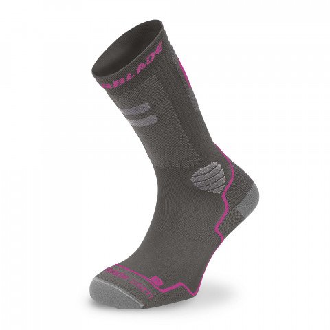 Socks - Rollerblade High Performance Socks - Grey/Pink Socks - Photo 1