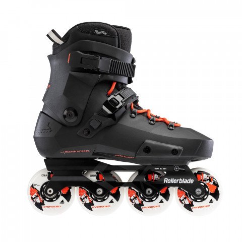 Skates - Rollerblade Twister Edge X - Black/Orange Inline Skates - Photo 1