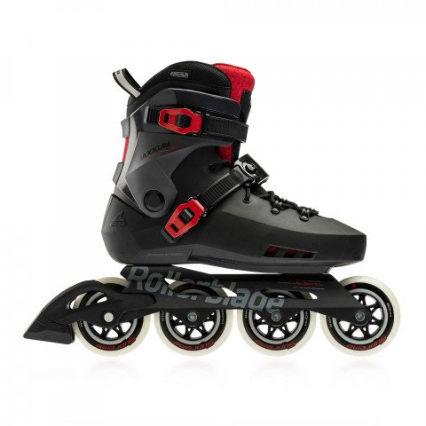 Skates - Rollerblade Maxxum XT - Black Red Inline Skates - Photo 1