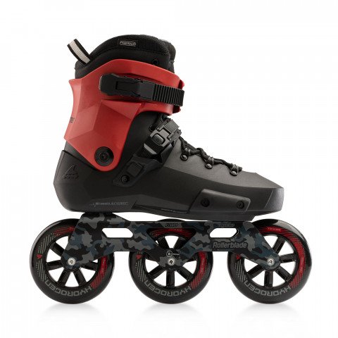 Skates - Rollerblade Twister Edge 110 - Black/Red Inline Skates - Photo 1