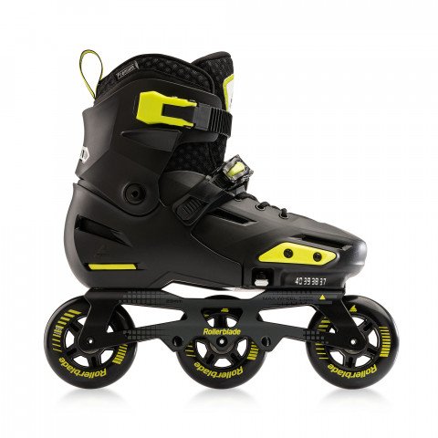Skates - Rollerblade Apex 3WD - Black/Lime Inline Skates - Photo 1