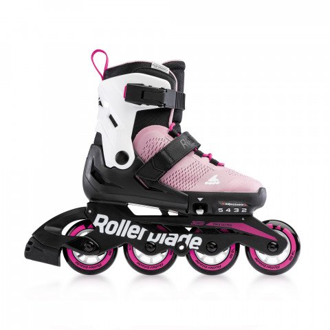 Skates - Rollerblade Microblade - Pink/White Inline Skates - Photo 1