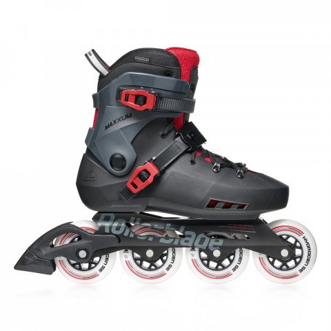Skates - Rollerblade Maxxum XT - Black/Red Inline Skates - Photo 1
