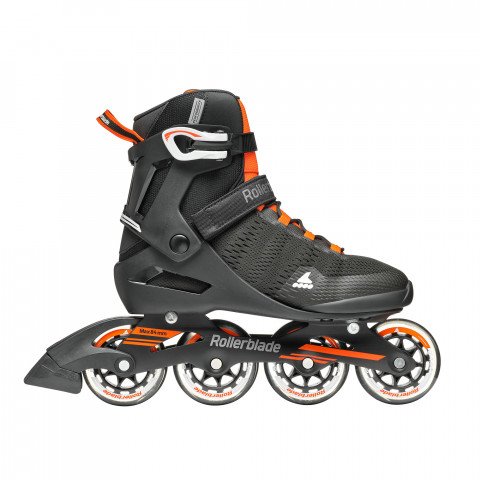 Skates - Rollerblade Sirio 84 - Black/Orange Inline Skates - Photo 1