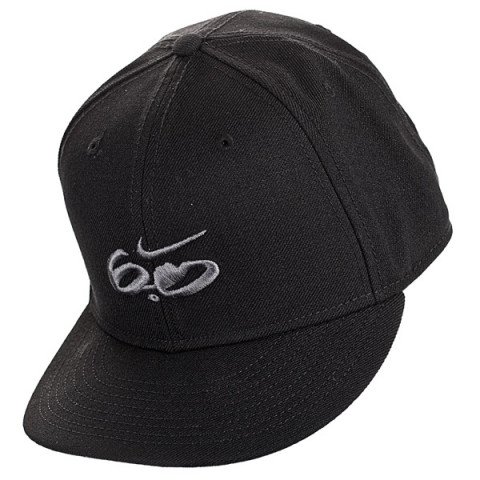 is enough Blink valve Nike 6.0 Icon Logo Fitted Cap - Black/Dark Grey
