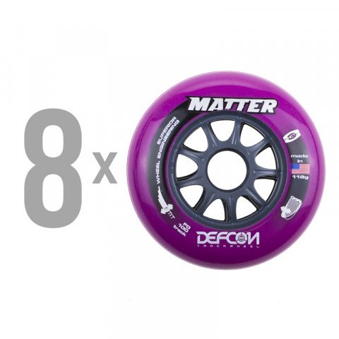 Special Deals - Matter Defcon F0T 100mm Inline Skate Wheels - Photo 1