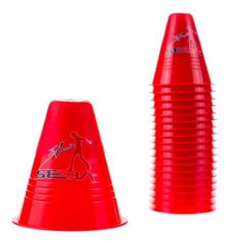 Slalom cones - Seba Slalom Cones Dual Density - Red (20 pcs.) - Photo 1