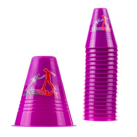 Slalom cones - Seba Slalom Cones Dual Density - Purple (20 pcs.) - Photo 1