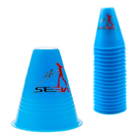 Slalom cones - Seba Slalom Cones Dual Density - Blue (20 pcs.) - Photo 1
