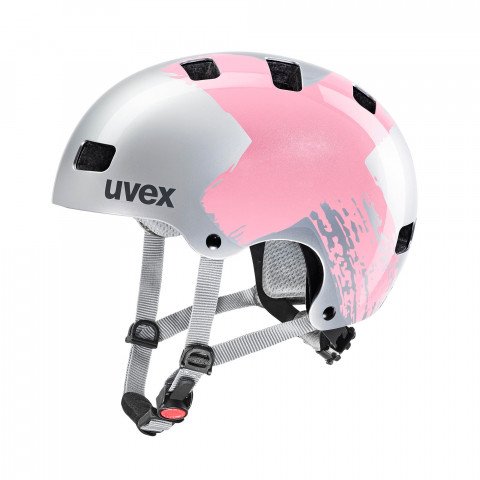 Helmets - Uvex Kid 3 – Silver/Rose Helmet - Photo 1