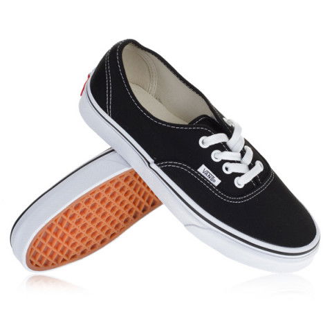 vans u authentic black