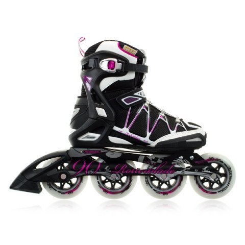 Skates - Rollerblade Igniter 90 W 2013 - Black/Purple Inline Skates - Photo 1