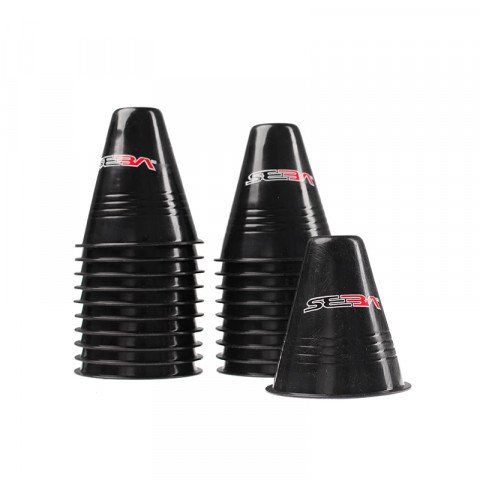 Slalom cones - Seba Slalom Cones Dual Density - Black (20 pcs.) - Photo 1