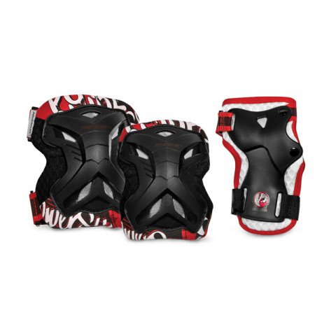 Pads - Powerslide Kids Pro Robot Tri-pack Protection Gear - Photo 1