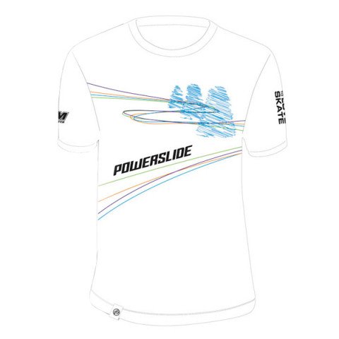 T-shirts - Powerslide FSK Cones T-shirt - White T-shirt - Photo 1