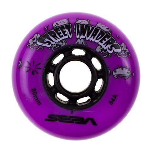 Special Deals - Seba Street Invaders 80mm/84a - Violet Inline Skate Wheels - Photo 1