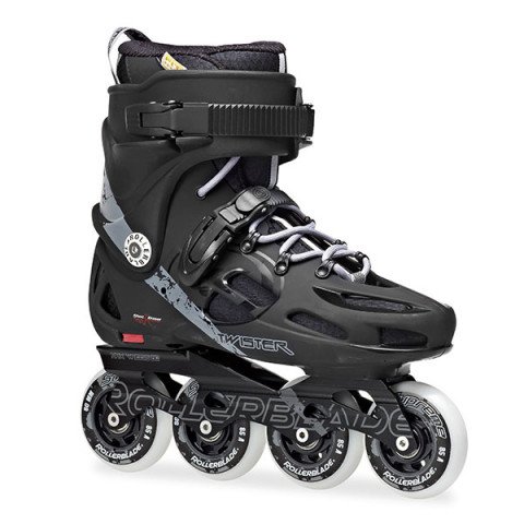 Skates - Rollerblade Twister 80 2014 - Black/Grey Inline Skates - Photo 1