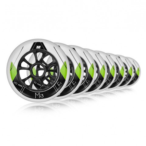 Special Deals - Matter Mi3 110mm F1 (8 pcs.) Inline Skate Wheels - Photo 1