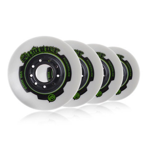 Special Deals - Powerslide Spinner Wheels 84mm/88A (4 pcs.) Inline Skate Wheels - Photo 1