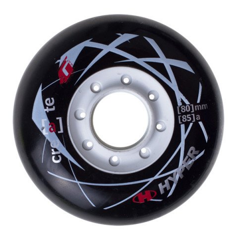 Special Deals - Hyper Create +G 80mm/85a - Black Inline Skate Wheels - Photo 1