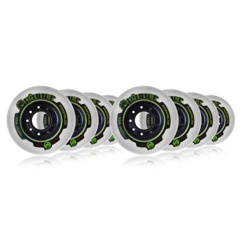 Wheels - Powerslide Spinner Wheels 76mm/85A (8 pcs.) - Setup Inline Skate Wheels - Photo 1