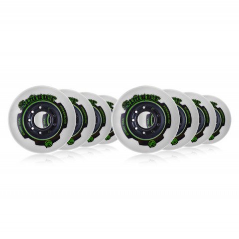 Wheels - Powerslide Spinner Wheels 80mm/88A (8 pcs.) - Setup Inline Skate Wheels - Photo 1