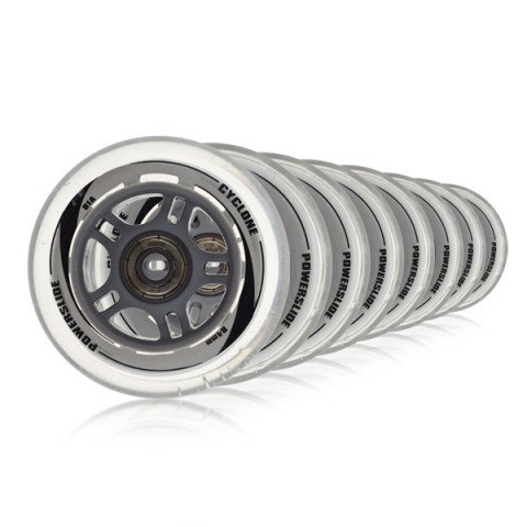 Special Deals - Powerslide F1 Wheels Set (8x84mm, Abec 5, 8mm Spacer) Inline Skate Wheels - Photo 1