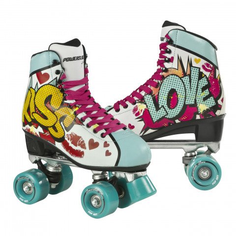 Quads - Powerslide Pop Art - Kiss Roller Skates - Photo 1