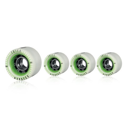 Special Deals - Juice - Spiked Series Monster 59mmx38mm/95a - Green Roller Skate Wheels - Photo 1