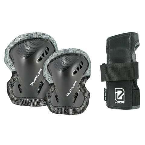 Pads - Playlife - Adult Tri-pack - Black Protection Gear - Photo 1