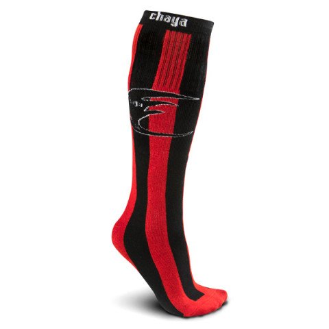 Socks - Chaya - Tube Socks - Black/Red Socks - Photo 1