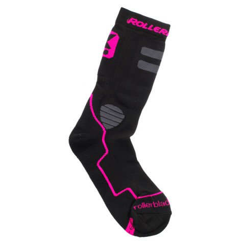 Socks - Rollerblade - High Performance W Socks - Black/Fucsia Socks - Photo 1