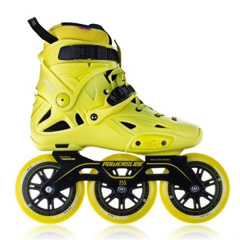 Skates - Powerslide - Imperial Megacruiser 125 - Neon Yellow Inline Skates - Photo 1
