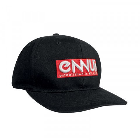 Caps - Ennui - Logo Cap - Black/Red - Photo 1