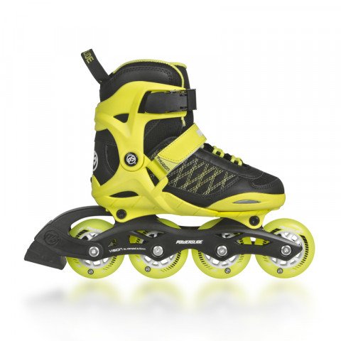 Skates - Powerslide - Phuzion Galaxy - Neon Yellow Inline Skates - Photo 1