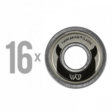 Bearings - Wicked - Twincam ILQ 9 CL (16 szt.) - Inline Tube Inline Skate Bearing - Photo 1