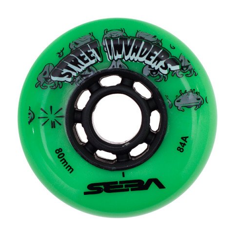Special Deals - Seba - Street Invaders 80mm/84a - Green (1 pcs.) Inline Skate Wheels - Photo 1