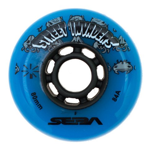 Special Deals - Seba - Street Invaders 80mm/84a - Blue (1 pcs.) Inline Skate Wheels - Photo 1